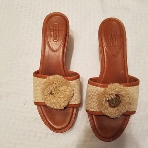 GUC Coach wedge espadrilles